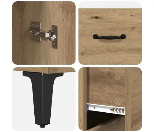 Kõrgushein Sahtliga Käsitööpuu 69,5 X 34 X 180 Cm Tehispuit