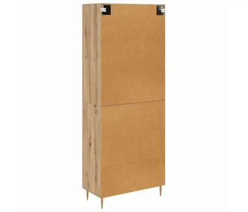 Augstais Skapītis Artisānā Ozols 69,5 X 34 X 180 Cm Inženierijas Koks