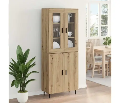 Aukštas Spintelė 2 Pcs Amatininkų Ąžuolas