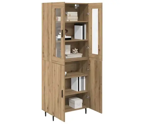 Aukštas Spintelė 2 Pcs Amatininkų Ąžuolas