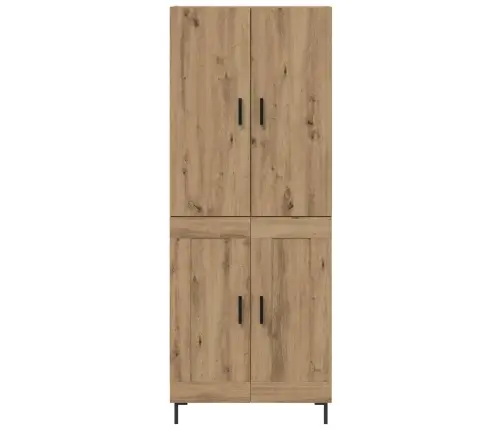 Augstais Skapītis Artisānā Ozols 69,5 X 34 X 180 Cm Vidaxl