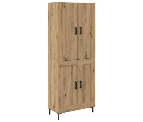 Augstais Skapītis Artisānā Ozols 69,5 X 34 X 180 Cm Vidaxl