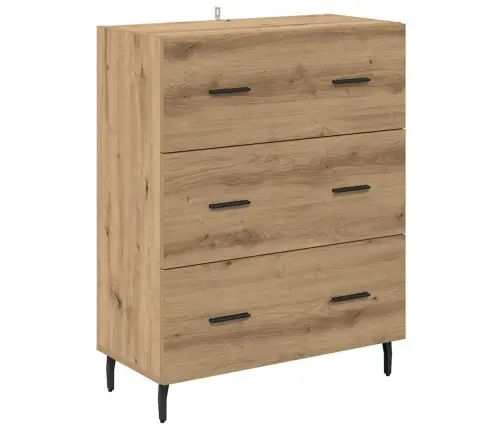 Augstais Skapītis Artisānā Ozols 69,5 X 34 X 180 Cm Vidaxl