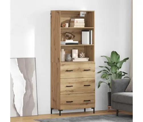 Aukštas Spintelė Amatininkų Ąžuolas 69,5 X 34 X 180 Cm