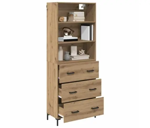 Aukštas Spintelė Amatininkų Ąžuolas 69,5 X 34 X 180 Cm