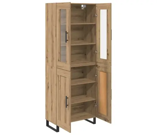 Aukštas Spintelė 2 Pcs Amatininkų Ąžuolas Apdirbta Mediena