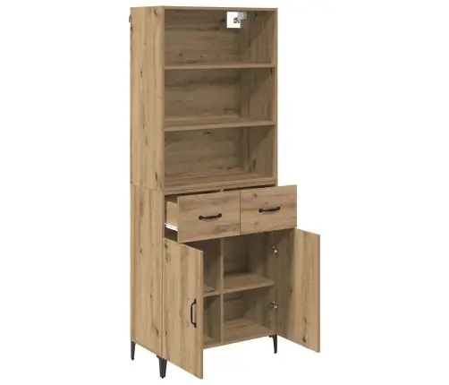 Aukštas Spintelė Amatininkų Ąžuolas 69,5 X 34 X 180 Cm