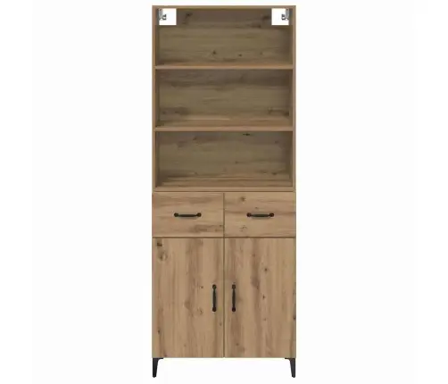 Aukštas Spintelė Amatininkų Ąžuolas 69,5 X 34 X 180 Cm