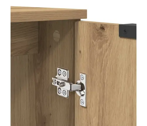 Vannas Istabas Mēbeļu Komplekts Ar Durvīm 3 Pcs Artisānā Ozols Vidaxl