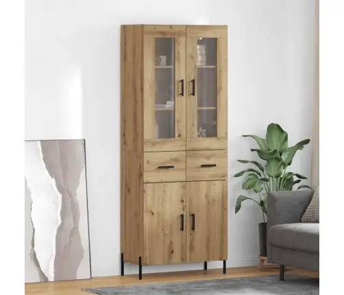 Aukštas Spintelė Amatininkų Ąžuolas 69,5 X 34 X 180 Cm