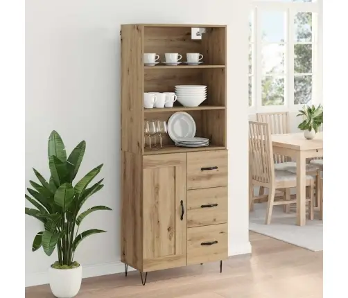 Aukštas Spintelė Amatininkų Ąžuolas 69,5 X 34 X 180 Cm