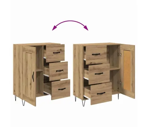 Aukštas Spintelė Amatininkų Ąžuolas 69,5 X 34 X 180 Cm