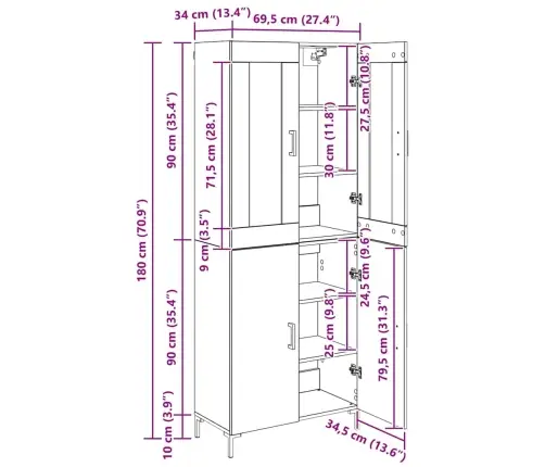 Kõrgushein 2 Pcs Käsitööpuu Tehispuit