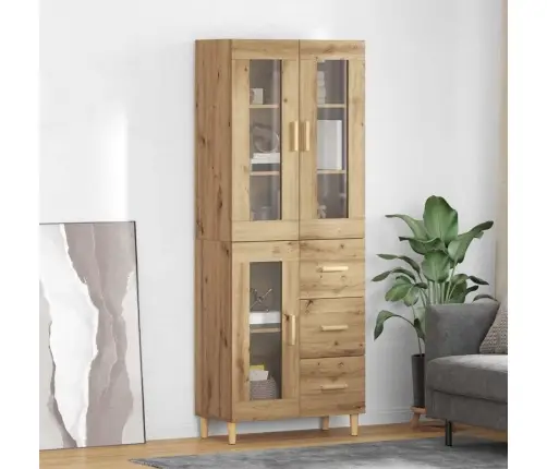 Aukštas Spintelė Amatininkų Ąžuolas 69,5 X 34 X 180 Cm