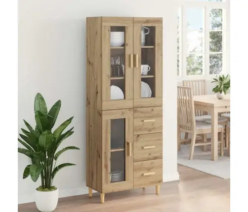 Aukštas Spintelė Amatininkų Ąžuolas 69,5 X 34 X 180 Cm