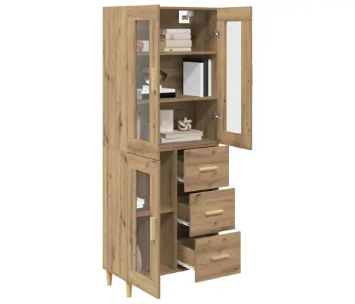 Aukštas Spintelė Amatininkų Ąžuolas 69,5 X 34 X 180 Cm