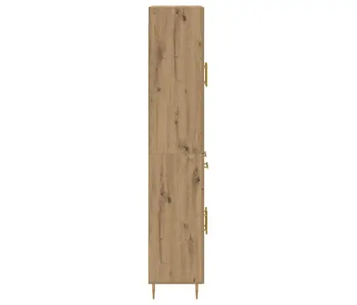 Augstais Skapītis Artisānā Ozols 69,5 X 34 X 180 Cm Vidaxl