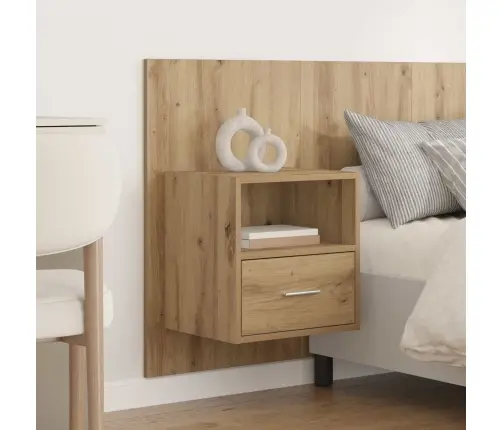 Gultas Galva Ar Skapīšu 3 Pcs Artisānā Ozols Inženierijas Koks Vidaxl