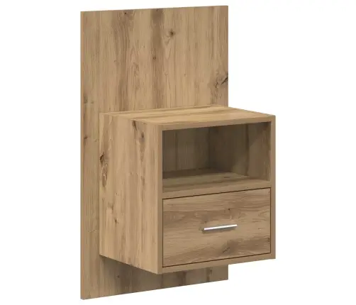 Gultas Galva Ar Skapīšu 3 Pcs Artisānā Ozols Inženierijas Koks Vidaxl