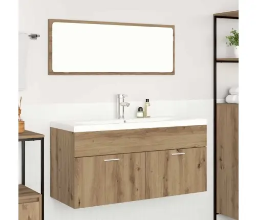 Vannas Istabas Skapītis Artisānā Ozols 100 X 38,5 X 46 Cm Vidaxl