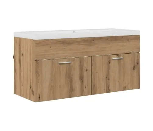 Vannas Istabas Skapītis Artisānā Ozols 100 X 38,5 X 46 Cm Vidaxl