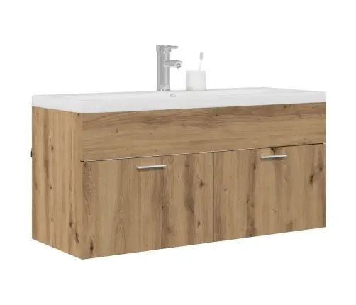 Vannas Istabas Skapītis Artisānā Ozols 100 X 38,5 X 46 Cm Vidaxl