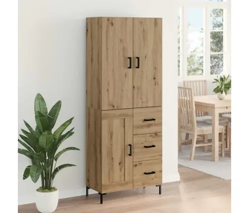 Aukštas Spintelė Amatininkų Ąžuolas 69,5 X 34 X 180 Cm