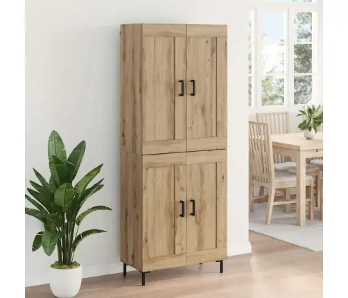 Augstais Skapītis Artisānā Ozols 69,5 X 34 X 180 Cm Vidaxl