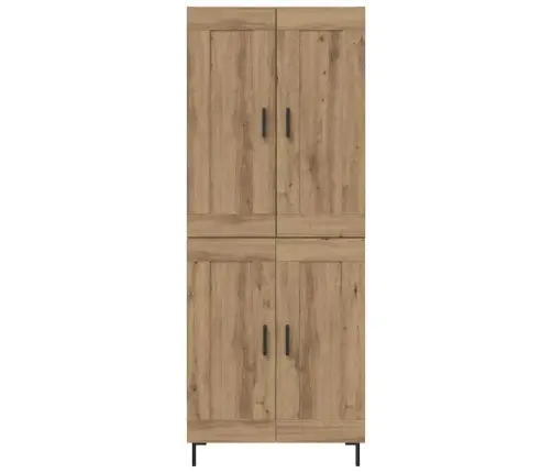 Augstais Skapītis Artisānā Ozols 69,5 X 34 X 180 Cm Vidaxl