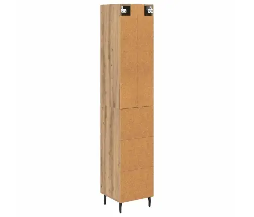 Augstais Skapītis Artisānā Ozols 34,5 X 34 X 180 Cm Vidaxl