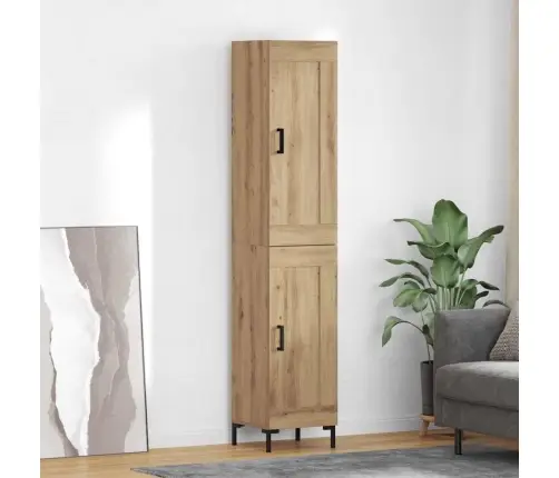 Aukštas Spintelė Amatininkų Ąžuolas 34,5 X 34 X 180 Cm