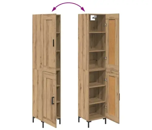 Aukštas Spintelė Amatininkų Ąžuolas 34,5 X 34 X 180 Cm