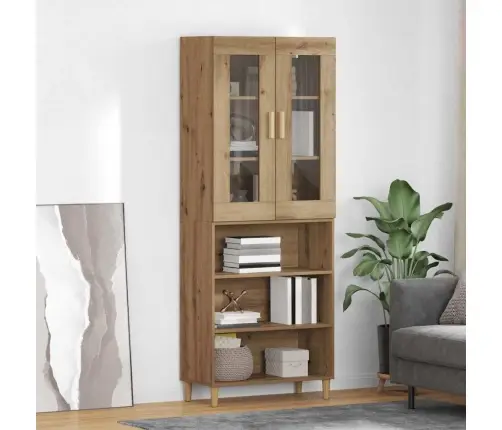 Kõrgushein Käsitööpuu 69,5 X 34 X 180 Cm Kunstlik Puit Ja Klaas