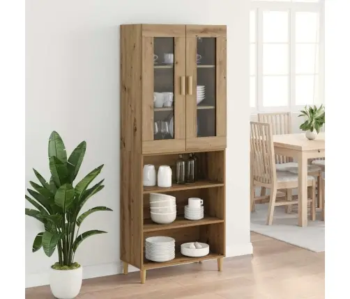 Kõrgushein Käsitööpuu 69,5 X 34 X 180 Cm Kunstlik Puit Ja Klaas