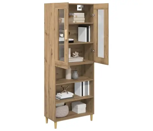 Kõrgushein Käsitööpuu 69,5 X 34 X 180 Cm Kunstlik Puit Ja Klaas