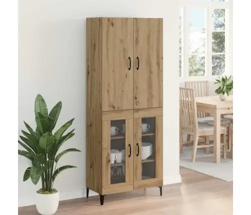 Augstais Skapītis Artisānā Ozols 69,5 X 34 X 180 Cm Vidaxl