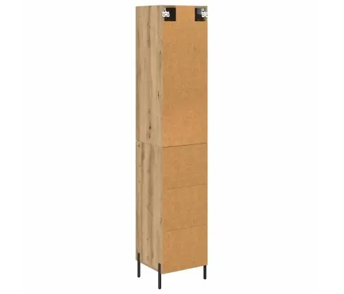 Augstais Skapītis Artisānā Ozols 34,5 X 34 X 180 Cm Vidaxl