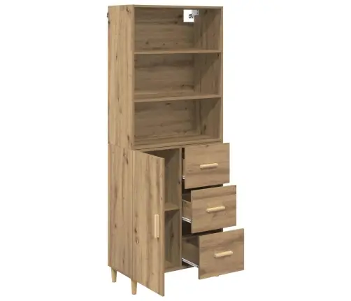 Aukštas Spintelė Amatininkų Ąžuolas 69,5 X 32,5 X 180 Cm