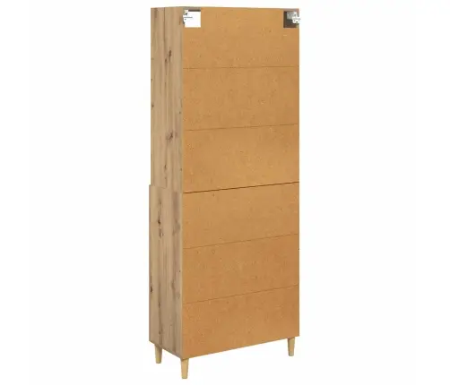 Aukštas Spintelė Amatininkų Ąžuolas 69,5 X 32,5 X 180 Cm