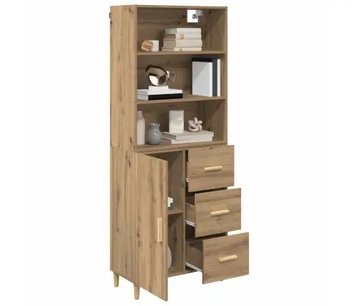 Aukštas Spintelė Amatininkų Ąžuolas 69,5 X 32,5 X 180 Cm