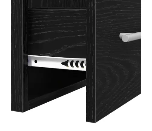 Vannas Istabas Izlietnes Skapītis Melna 42 X 39 X 52 Cm Vidaxl