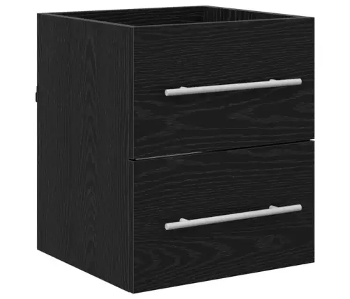 Vannas Istabas Izlietnes Skapītis Melna 42 X 39 X 52 Cm Vidaxl