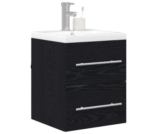 Vannas Istabas Izlietnes Skapītis Melna 42 X 39 X 52 Cm Vidaxl