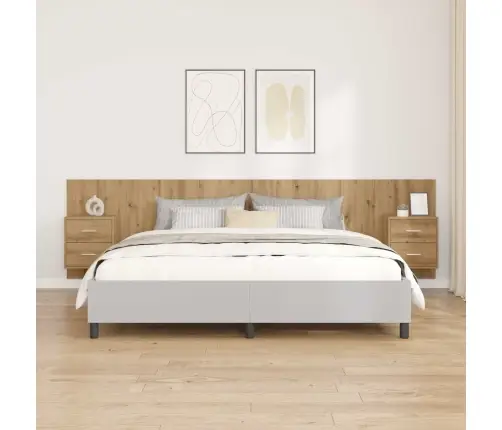 Galvos Aukštas Su Spinta Su Stalčių 3 Pcs Amatininkų Ąžuolas