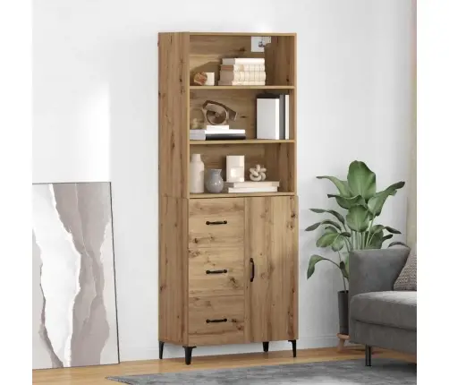 Aukštas Spintelė Amatininkų Ąžuolas 69,5 X 34 X 180 Cm