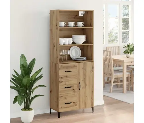 Aukštas Spintelė Amatininkų Ąžuolas 69,5 X 34 X 180 Cm