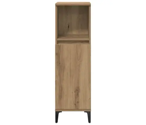 Vannas Istabas Mēbeļu Komplekts Ar Plauktu 3 Pcs Artisānā Ozols Vidaxl