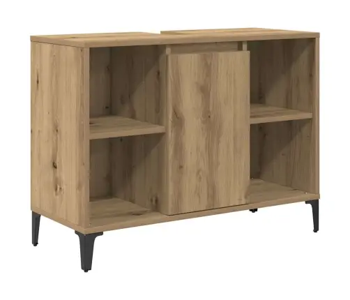 Vannas Istabas Mēbeļu Komplekts Ar Plauktu 3 Pcs Artisānā Ozols Vidaxl