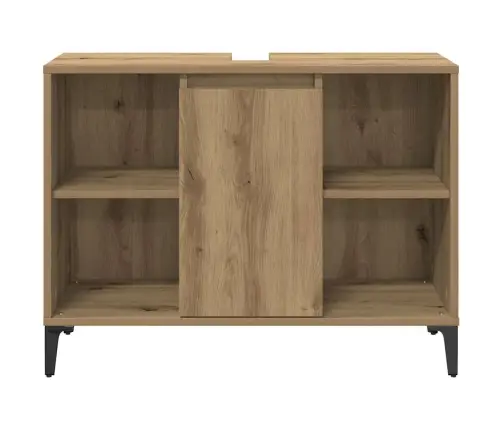 Vannas Istabas Mēbeļu Komplekts Ar Plauktu 3 Pcs Artisānā Ozols Vidaxl