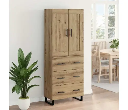 Aukštas Spintelė Amatininkų Ąžuolas 69,5 X 34 X 180 Cm